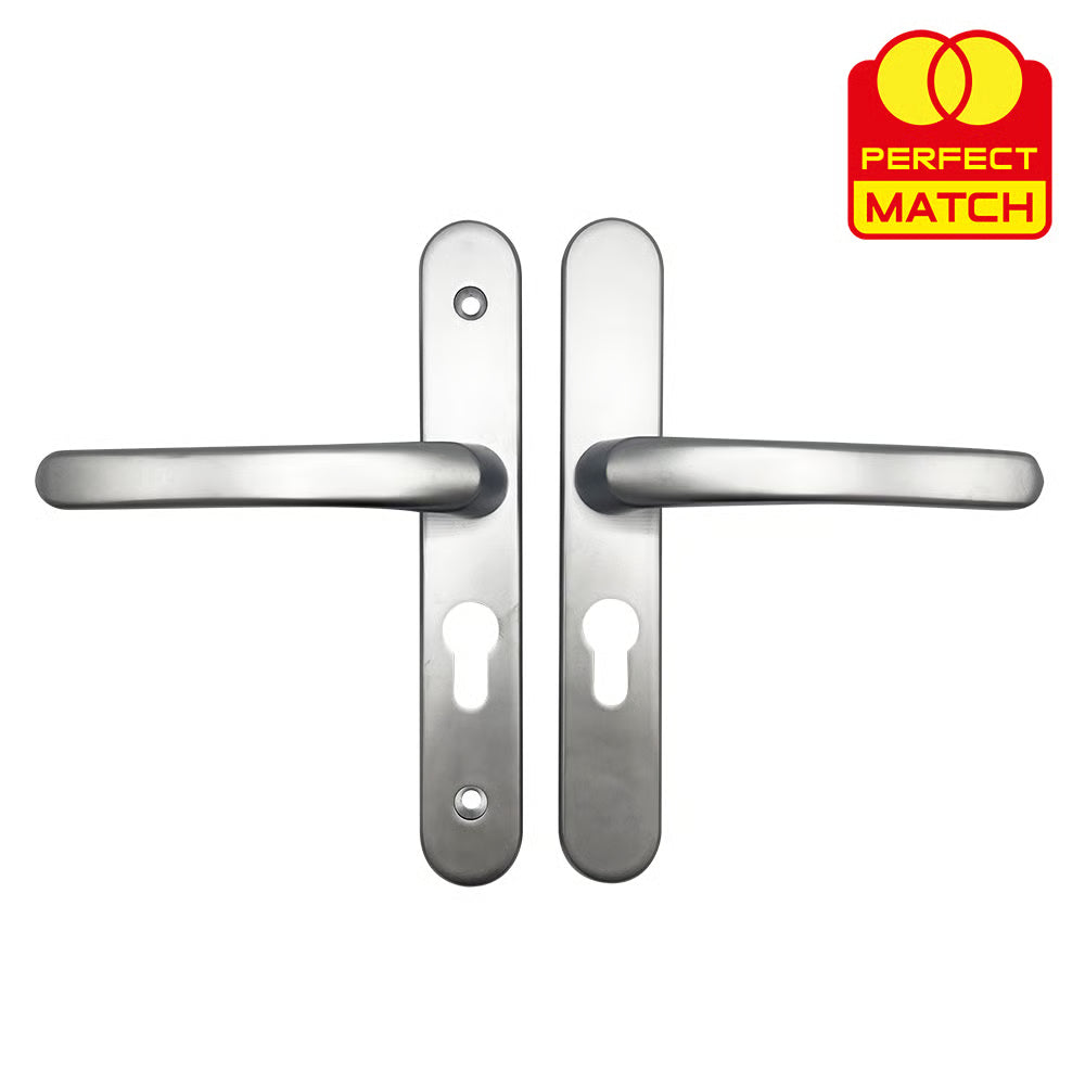 Lever Lever UPVC Multipoint Door Handles - 48mm PZ - Sprung - 160mm Screw Centres