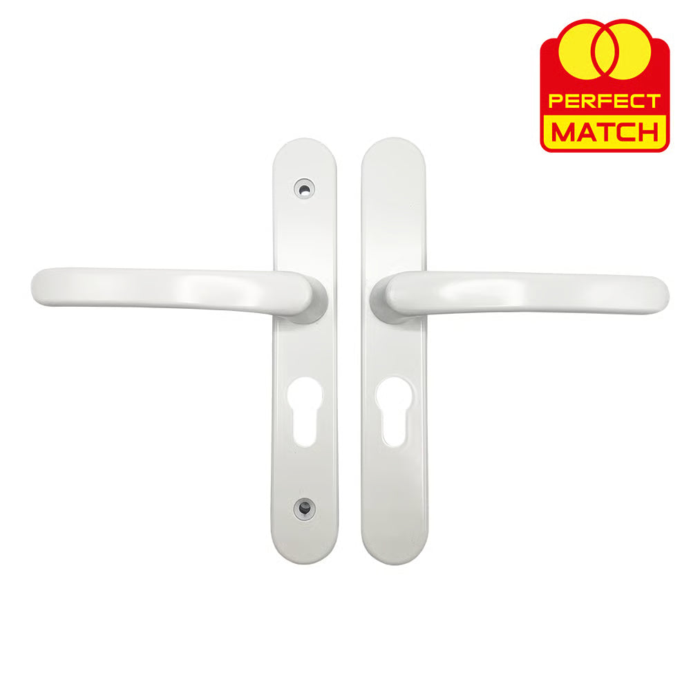 Lever Lever UPVC Multipoint Door Handles - 48mm PZ - Sprung - 160mm Screw Centres