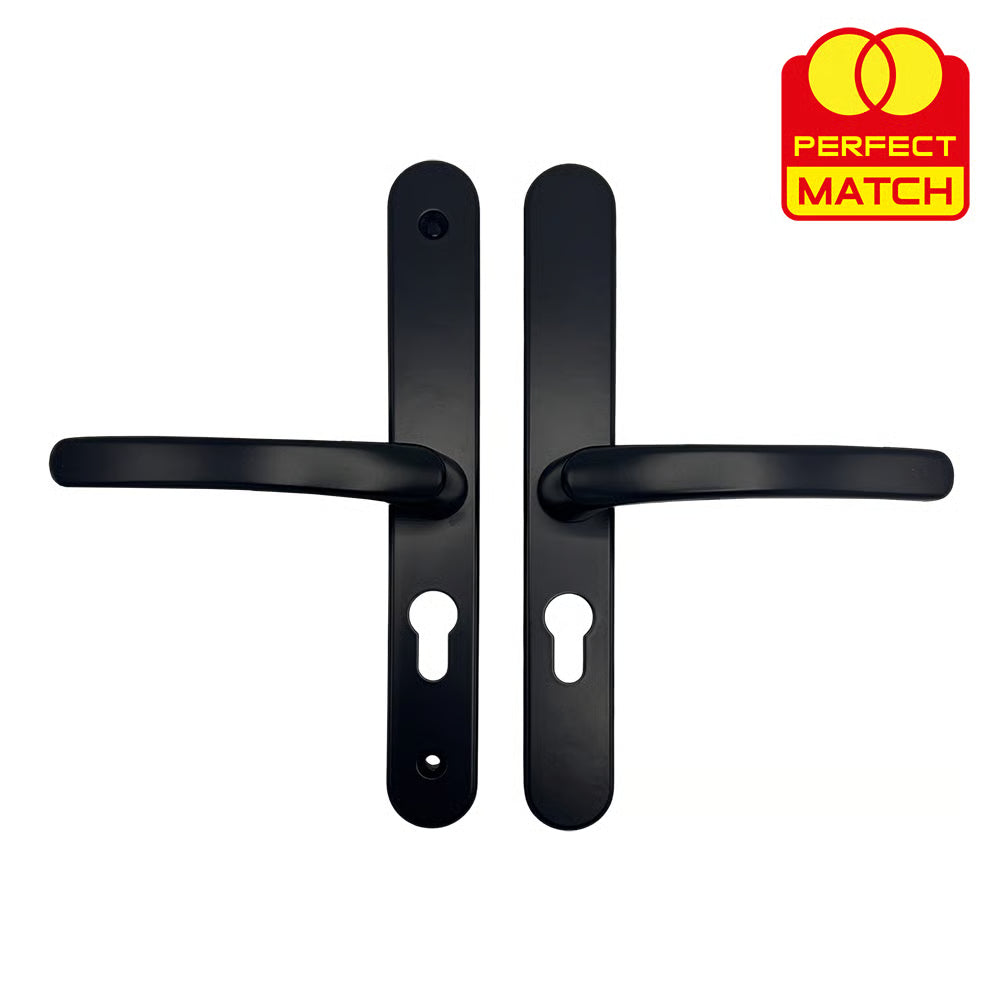 Lever Lever UPVC Multipoint Door Handles - 48mm PZ - Sprung - 200mm Screw Centres