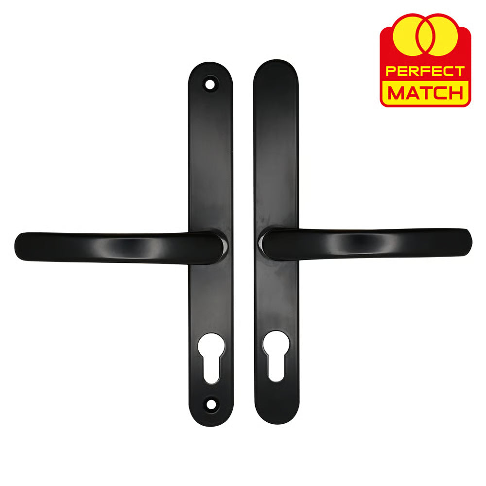 Lever Lever UPVC Multipoint Door Handles - 68mm PZ Sprung 215mm Screw Centres