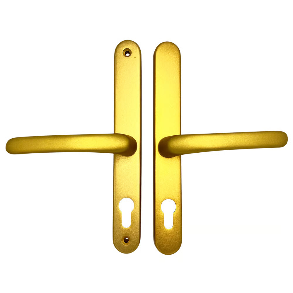 Lever Lever UPVC Multipoint Door Handles - 68mm PZ Sprung 215mm Screw Centres