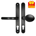 Lever Moveable Pad UPVC Multipoint Door Handles - 68mm PZ Sprung 215mm Screw Centres