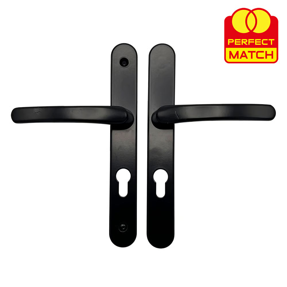 Lever Lever UPVC Multipoint Door Handles - 70mm PZ - Sprung - 200mm Screw Centres - 7mm Follower