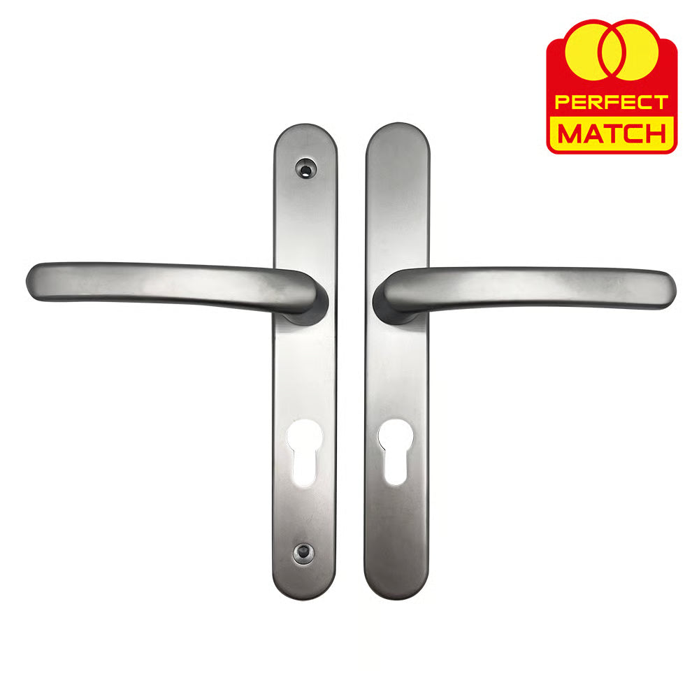Lever Lever UPVC Multipoint Door Handles - 70mm PZ - Sprung - 200mm Screw Centres - 7mm Follower