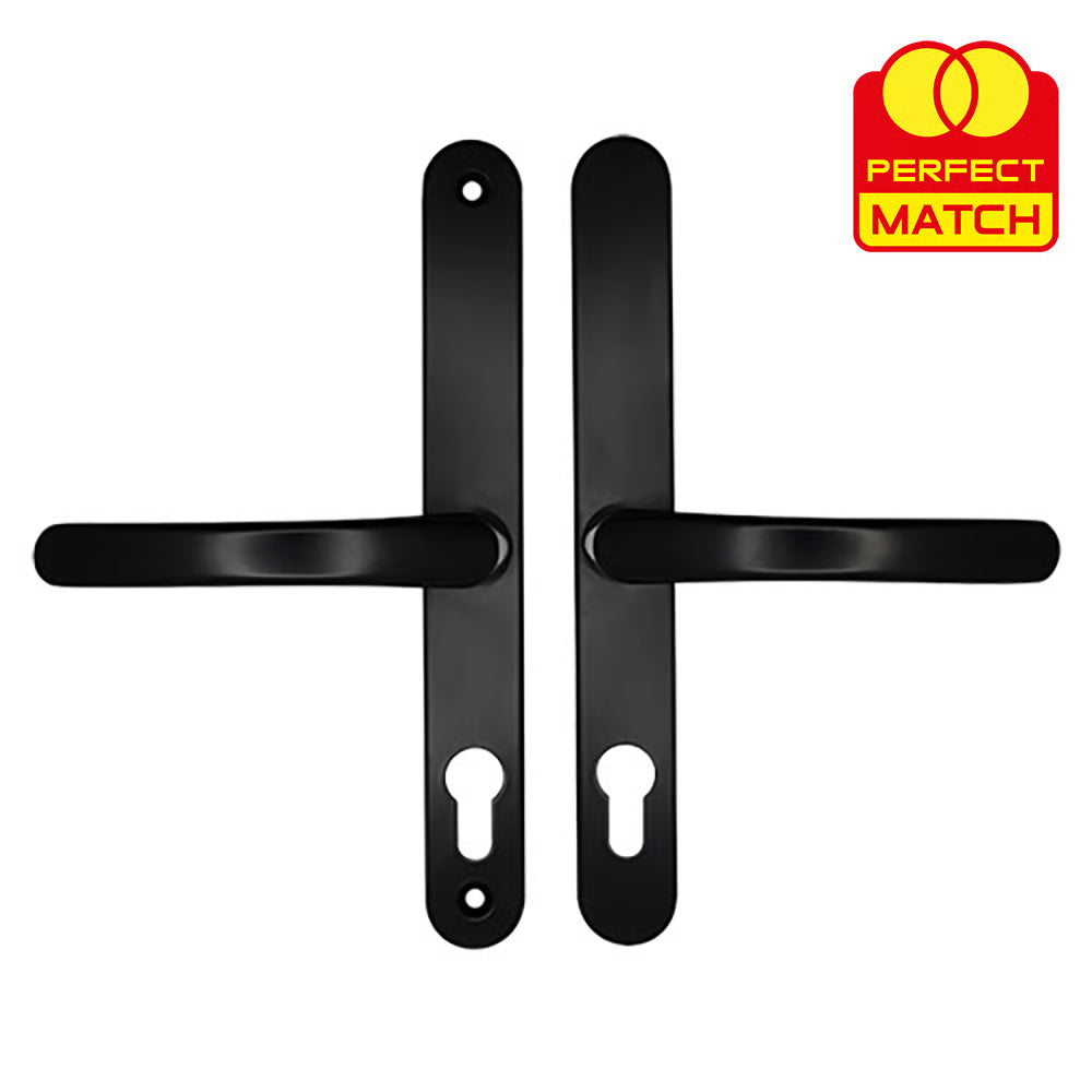 Lever Lever UPVC Multipoint Door Handles - 70mm PZ Sprung 215mm Screw Centres