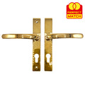 Lever Lever UPVC Multipoint Door Handles - 72mm PZ - Sprung - 180mm Screw Centres