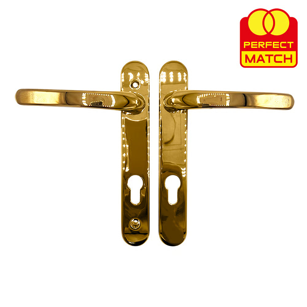Lever Lever Multipoint Door Handles - 92mm PZ - Sprung - 160mm Screw Centres