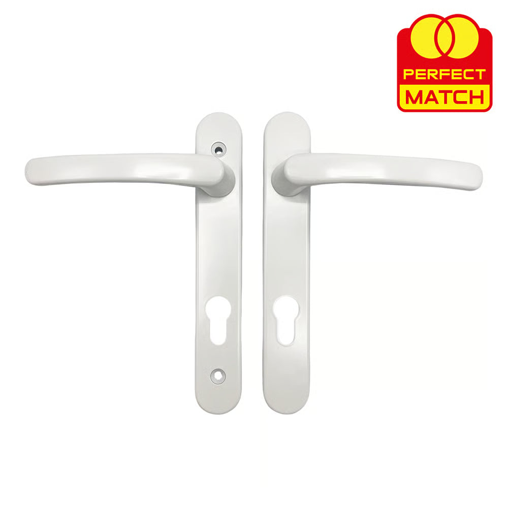 Lever Lever Multipoint Door Handles - 92mm PZ - Sprung - 160mm Screw Centres