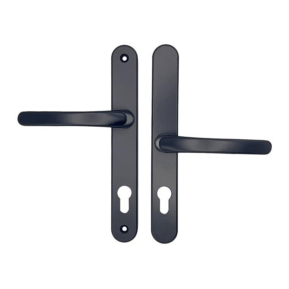 Lever Offset Lever UPVC Multipoint Door Handles - 92/62mm PZ Sprung 212mm Screw Centres