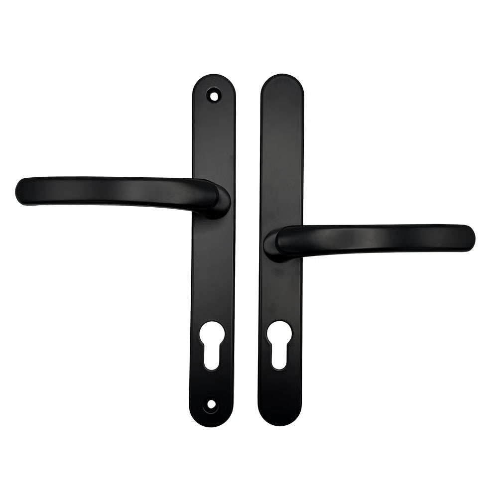 Lever Offset Lever UPVC Multipoint Door Handles - 92/62mm PZ - 215mm Screw Centres