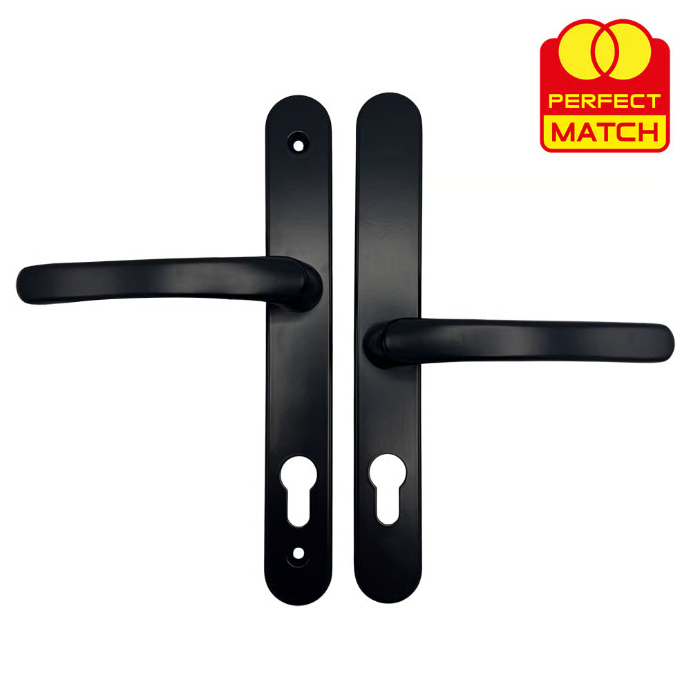 Offset Lever Lever Multipoint Door Handles 92/62mm PZ - Sprung - 200mm Screw Centres