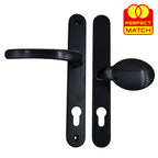 Lever Moveable Pad UPVC Multipoint Door Handles - 92mm/62mm PZ Sprung 212mm Screw Centres