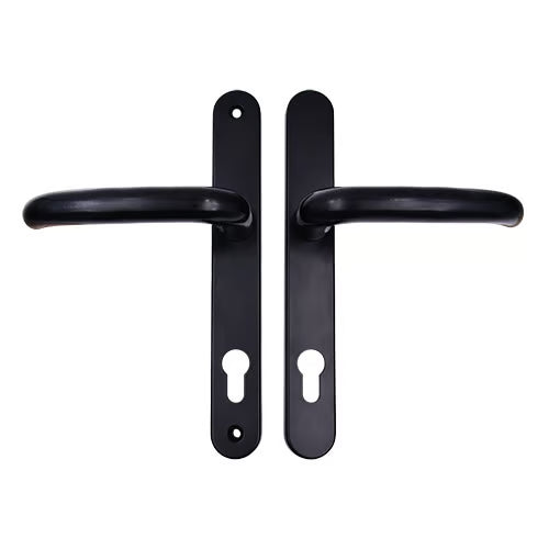 DDA/EA Compliant Lever Lever UPVC Multipoint Door Handles - 92mm PZ Sprung 210mm Screw Centres