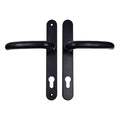 DDA/EA Compliant Lever Lever UPVC Multipoint Door Handles - 92mm PZ Sprung 210mm Screw Centres