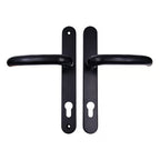 DDA/EA Compliant Lever Lever UPVC Multipoint Door Handles - 92mm PZ Sprung 210mm Screw Centres