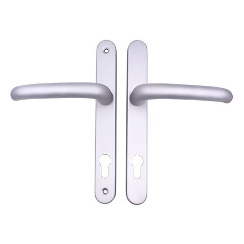 DDA/EA Compliant Lever Lever UPVC Multipoint Door Handles - 92mm PZ Sprung 210mm Screw Centres