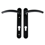 Traditional Style Lever Lever UPVC Multipoint Door Handles - 92mm PZ Sprung 122mm Screw Centres
