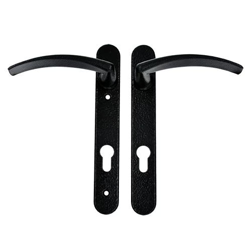 Traditional Style Lever Lever UPVC Multipoint Door Handles - 92mm PZ Sprung 122mm Screw Centres