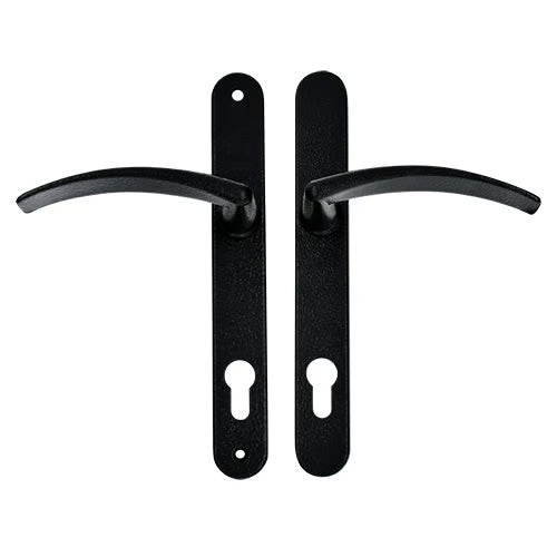Traditional Style Lever Lever UPVC Multipoint Door Handles - 92mm PZ Sprung 210mm Screw Centres