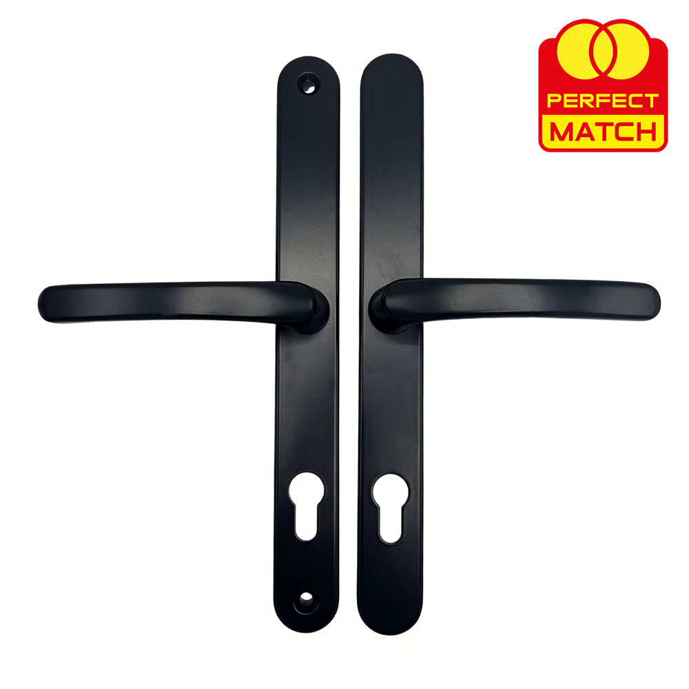 Lever Lever Universal UPVC Multipoint Door Handles - 92mm PZ - Sprung - 264mm Screw Centres
