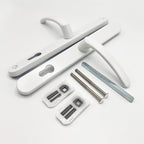 Lever Lever Universal UPVC Multipoint Door Handles - 92mm PZ - Sprung - 264mm Screw Centres