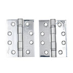 BS EN Grade 13 Ball Bearing Hinge, Grade 316 Stainless Steel, 102mm x 76mm