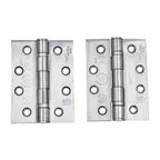 BS EN Grade 13 Ball Bearing Hinge, Grade 316 Stainless Steel, 102mm x 76mm