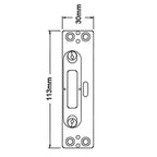 Hook Strike For Upvc Doors