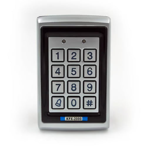 Access Keypad with built in proximity reader + capacity for optional secondary reader