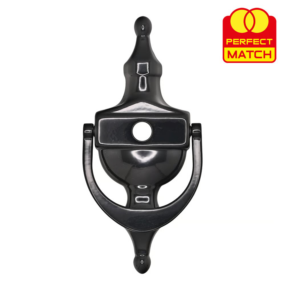 UPVC Door Knockers - With Cut Out For Door Viewer