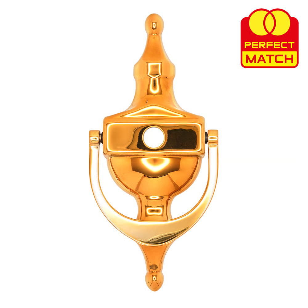 UPVC Door Knockers - With Cut Out For Door Viewer
