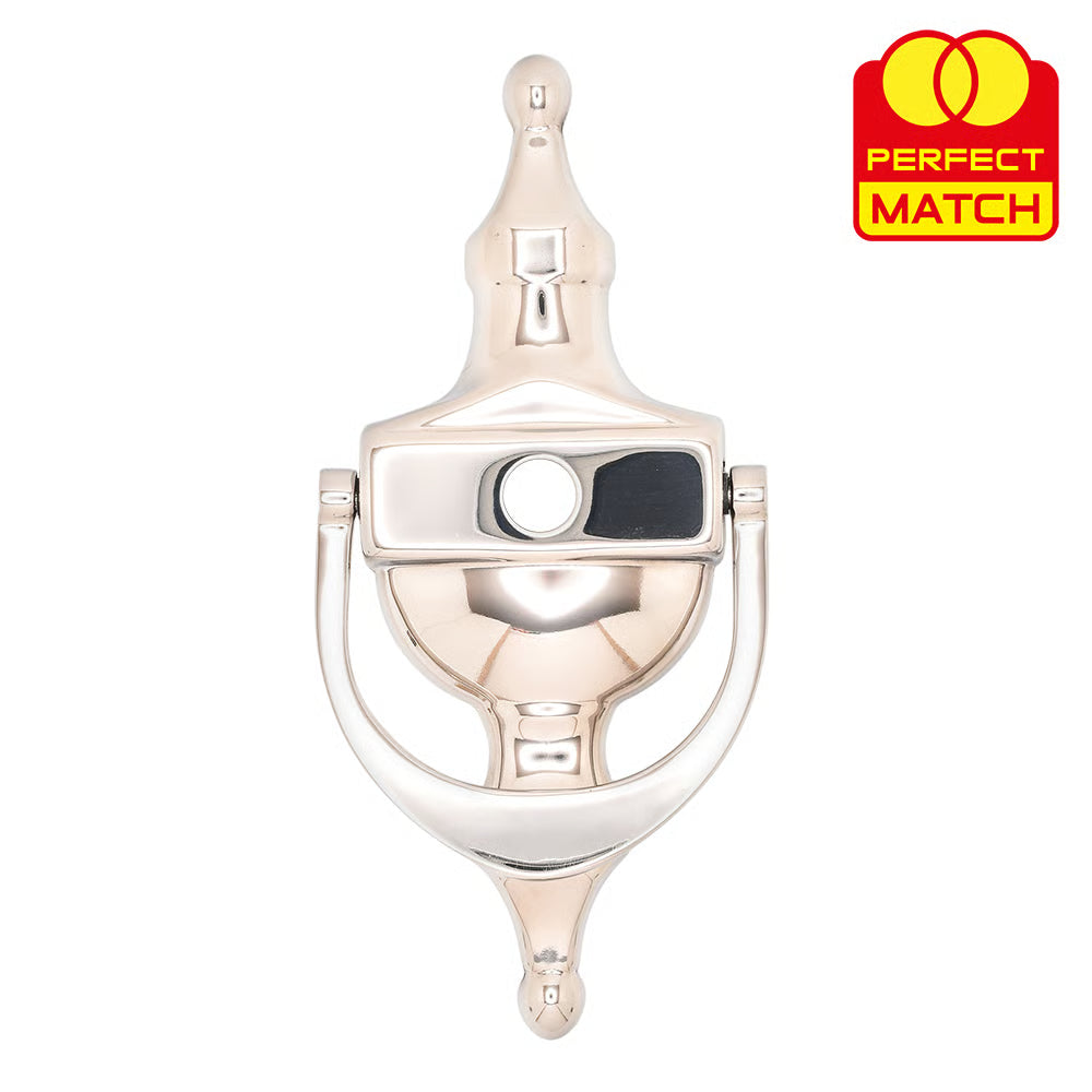 UPVC Door Knockers - With Cut Out For Door Viewer