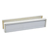 12" Telescopic Letterplate for UPVC Doors - 40-80mm