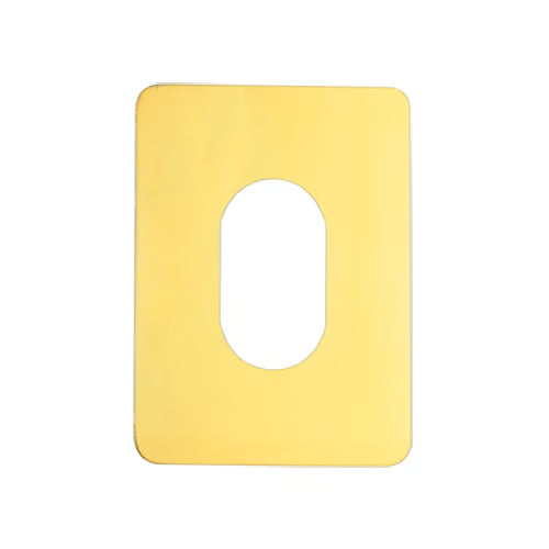 Large Oval Stick On Escutcheon
