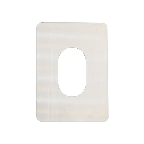 Large Oval Stick On Escutcheon