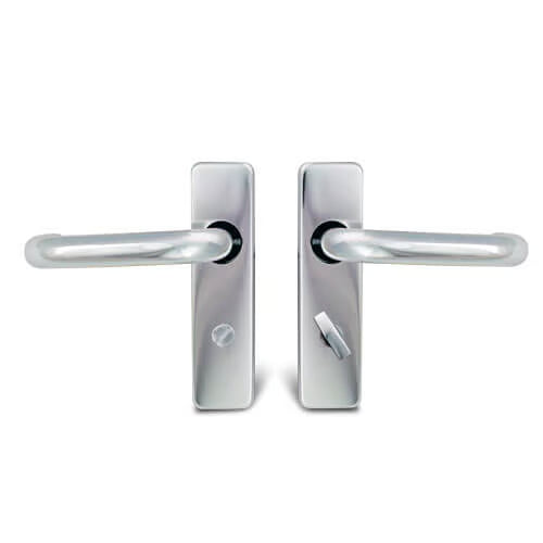 Round Bar Lever on Plate Furniture