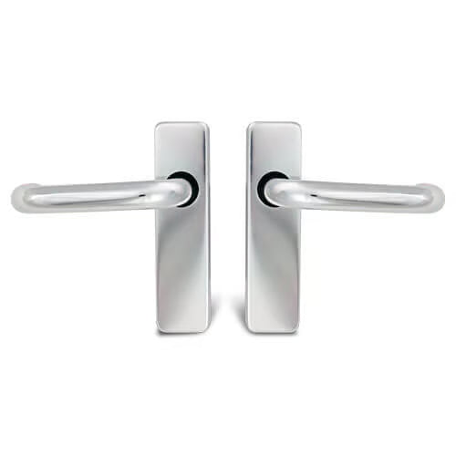 Round Bar Lever on Plate Furniture