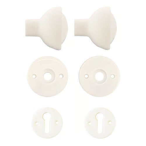 Plastic Rim/Mortice Knobset