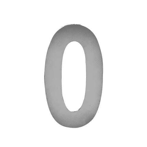 Stick On Door Numerals - 201 Stainless Steel