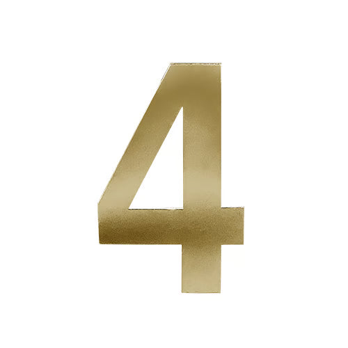 Stick On Door Numerals - 201 Stainless Steel
