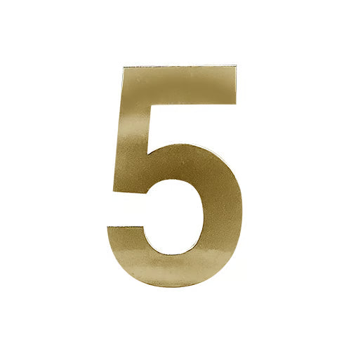 Stick On Door Numerals - 201 Stainless Steel