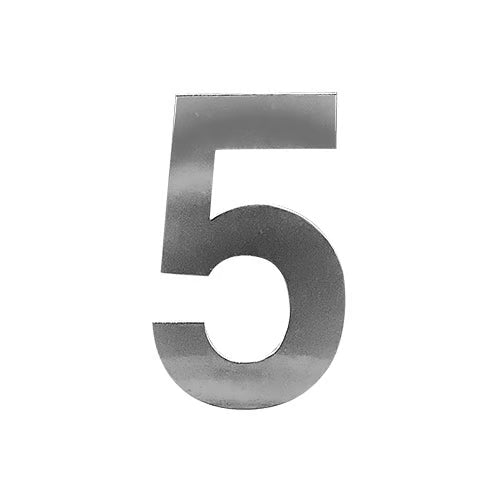 Stick On Door Numerals - 201 Stainless Steel