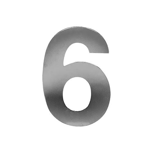 Stick On Door Numerals - 201 Stainless Steel