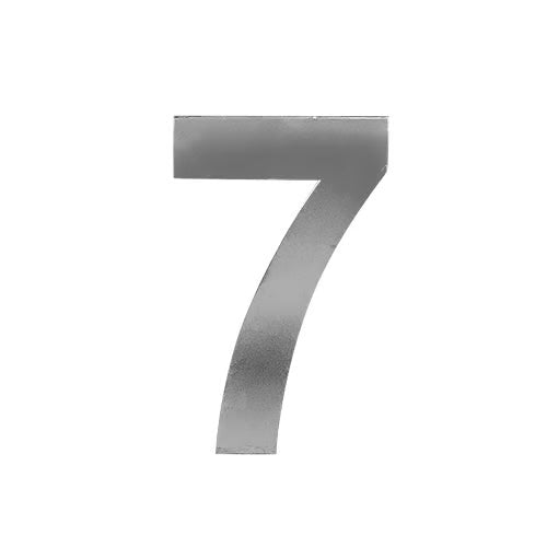 Stick On Door Numerals - 201 Stainless Steel