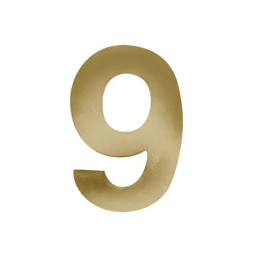 Stick On Door Numerals - 201 Stainless Steel