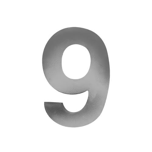 Stick On Door Numerals - 201 Stainless Steel