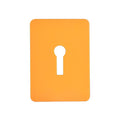 Large UK Stick On Escutcheon