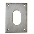 Large Oval Screw On Escutcheon