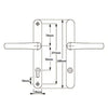 Ultion TS007 2* Lever Lever UPVC Multipoint Door Handles - 92mm PZ Sprung 211mm Screw Centres