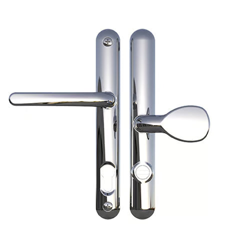 Ultion TS007 2* Lever Pad UPVC Multipoint Door Handles - 92/62mm PZ Sprung 211mm Screw Centres